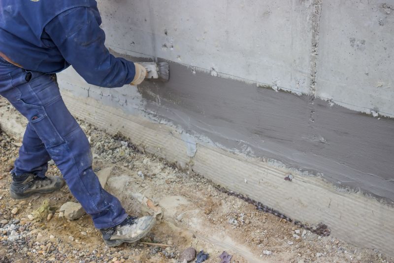 Foundation Wall Sealant Application